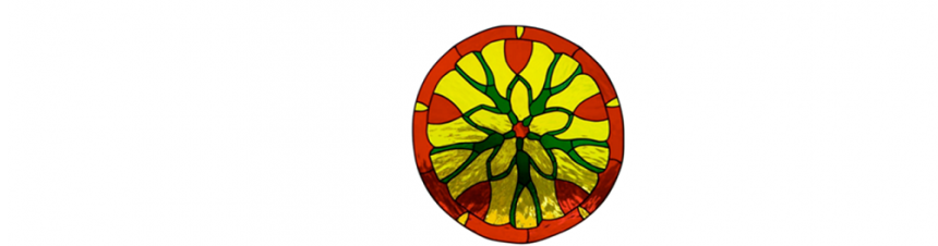 stained glass sand dollar